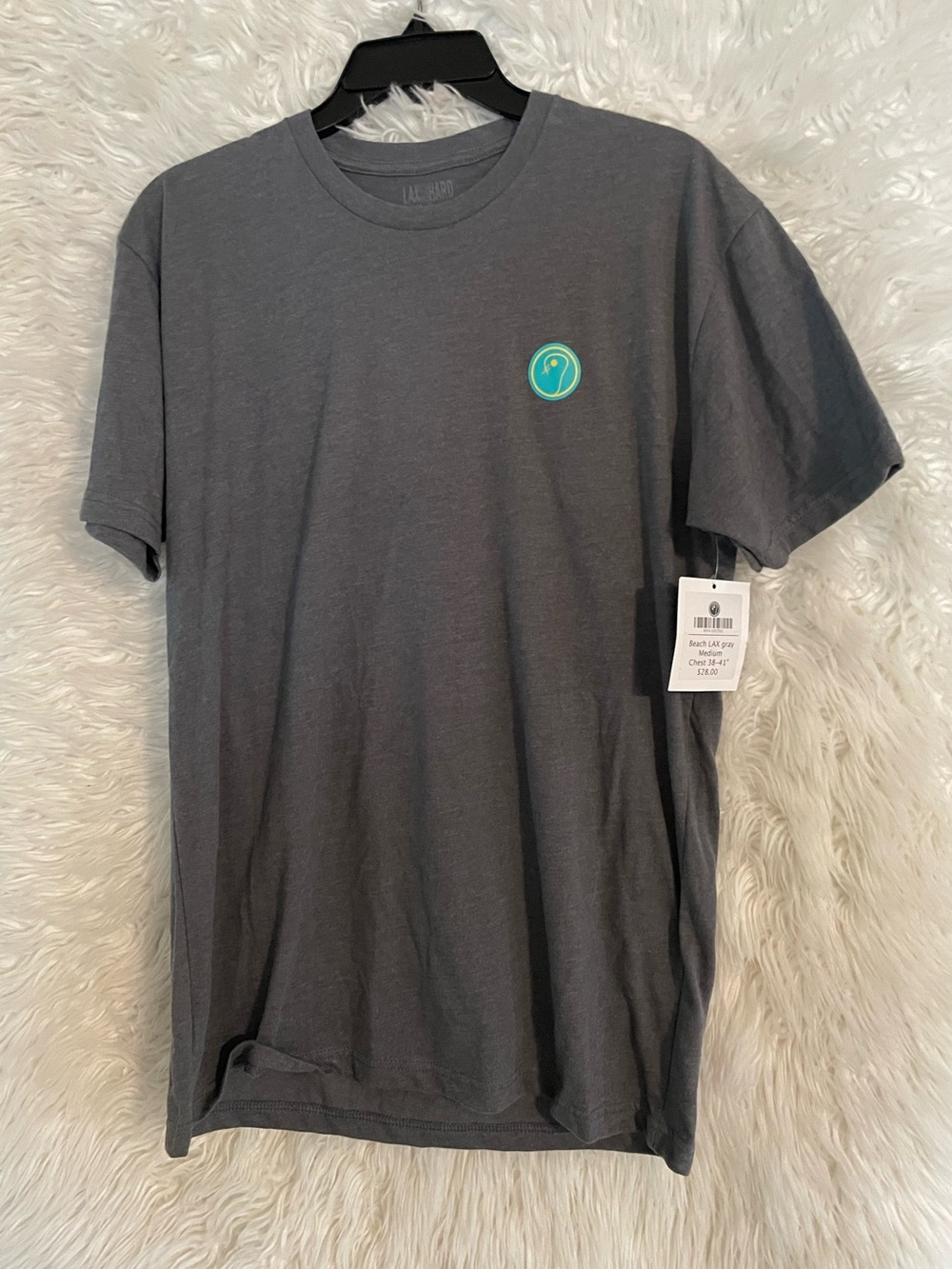 LAX SO HARD Unisex Beach Lacrosse Jeep Short Sleeve T-Shirt. Medium